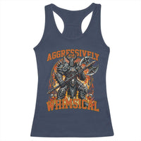 Chaotic Knight Metalcore Edgy Meme Aggressively Whimsical Racerback Tank Top Armor Metalheads Fairycore Tendencies - Wonder Print Shop