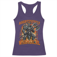 Chaotic Knight Metalcore Edgy Meme Aggressively Whimsical Racerback Tank Top Armor Metalheads Fairycore Tendencies - Wonder Print Shop