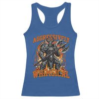 Chaotic Knight Metalcore Edgy Meme Aggressively Whimsical Racerback Tank Top Armor Metalheads Fairycore Tendencies - Wonder Print Shop
