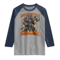 Chaotic Knight Metalcore Edgy Meme Aggressively Whimsical Raglan Shirt Armor Metalheads Fairycore Tendencies - Wonder Print Shop