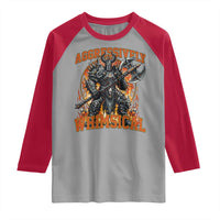 Chaotic Knight Metalcore Edgy Meme Aggressively Whimsical Raglan Shirt Armor Metalheads Fairycore Tendencies - Wonder Print Shop