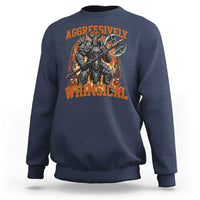 Chaotic Knight Metalcore Edgy Meme Aggressively Whimsical Sweatshirt Armor Metalheads Fairycore Tendencies - Wonder Print Shop