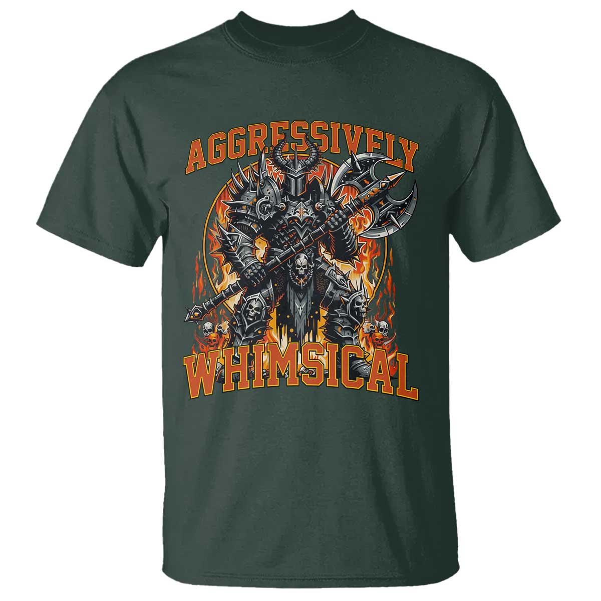 Chaotic Knight Metalcore Edgy Meme Aggressively Whimsical T Shirt Armor Metalheads Fairycore Tendencies - Wonder Print Shop