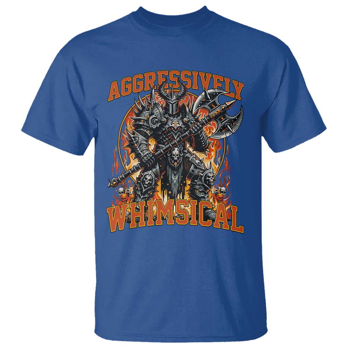 Chaotic Knight Metalcore Edgy Meme Aggressively Whimsical T Shirt Armor Metalheads Fairycore Tendencies - Wonder Print Shop