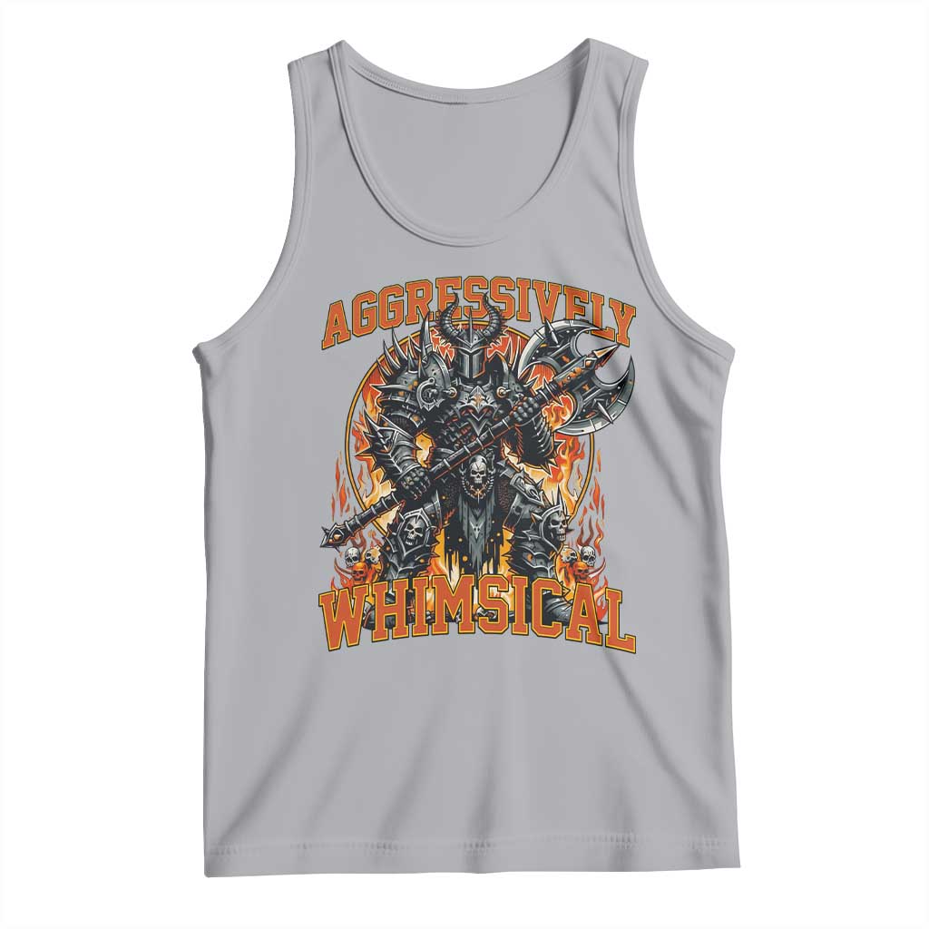 Chaotic Knight Metalcore Edgy Meme Aggressively Whimsical Tank Top Armor Metalheads Fairycore Tendencies - Wonder Print Shop
