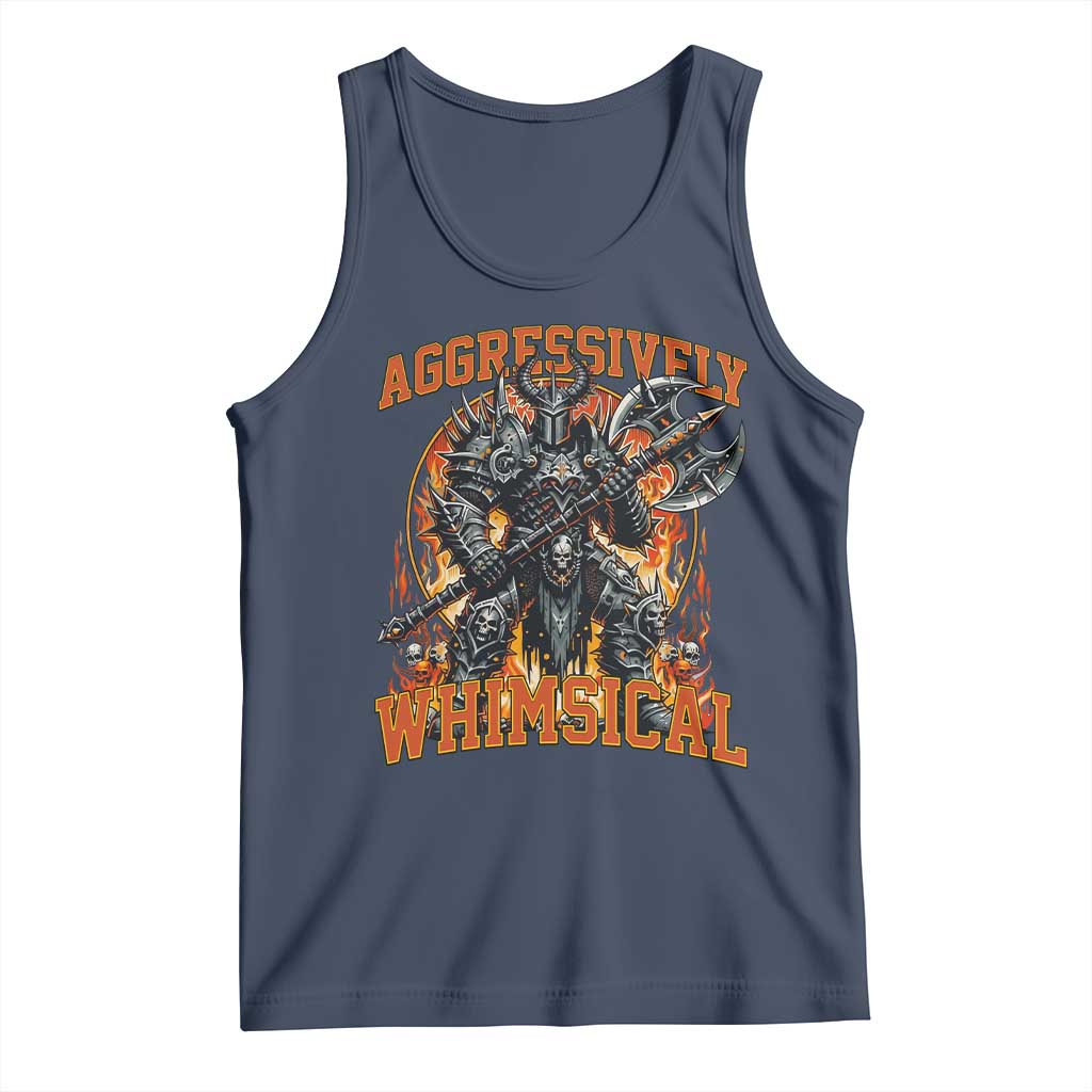 Chaotic Knight Metalcore Edgy Meme Aggressively Whimsical Tank Top Armor Metalheads Fairycore Tendencies - Wonder Print Shop