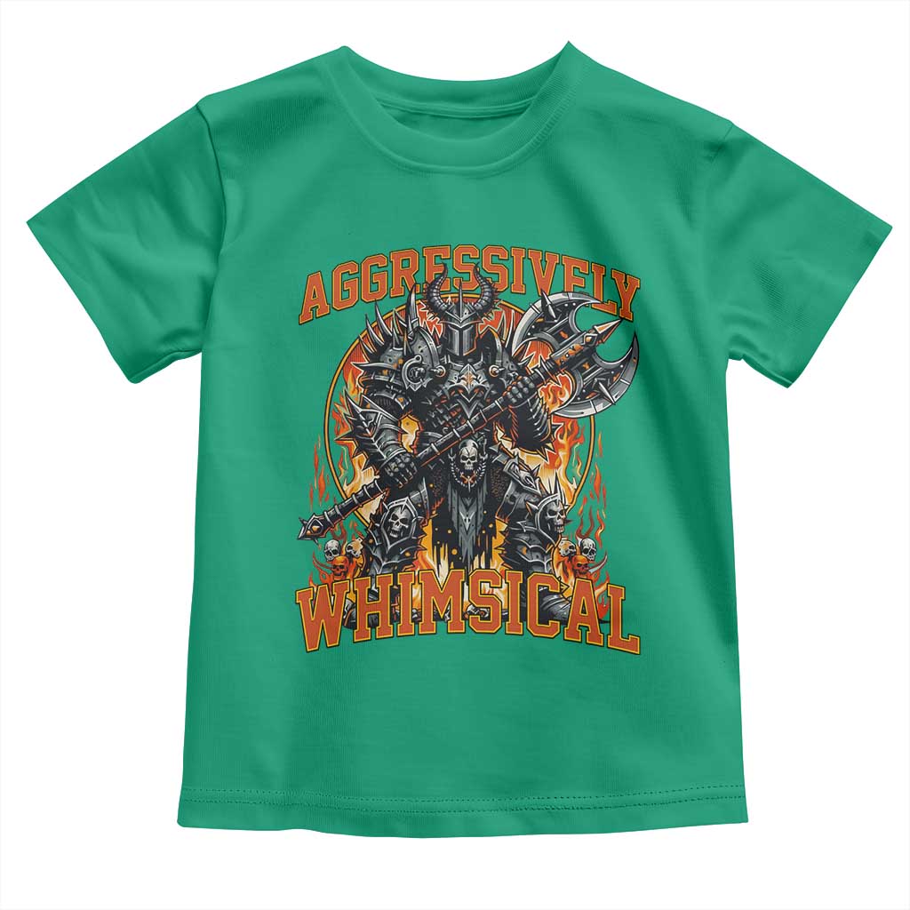 Chaotic Knight Metalcore Edgy Meme Aggressively Whimsical Toddler T Shirt Armor Metalheads Fairycore Tendencies - Wonder Print Shop