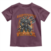 Chaotic Knight Metalcore Edgy Meme Aggressively Whimsical Toddler T Shirt Armor Metalheads Fairycore Tendencies - Wonder Print Shop