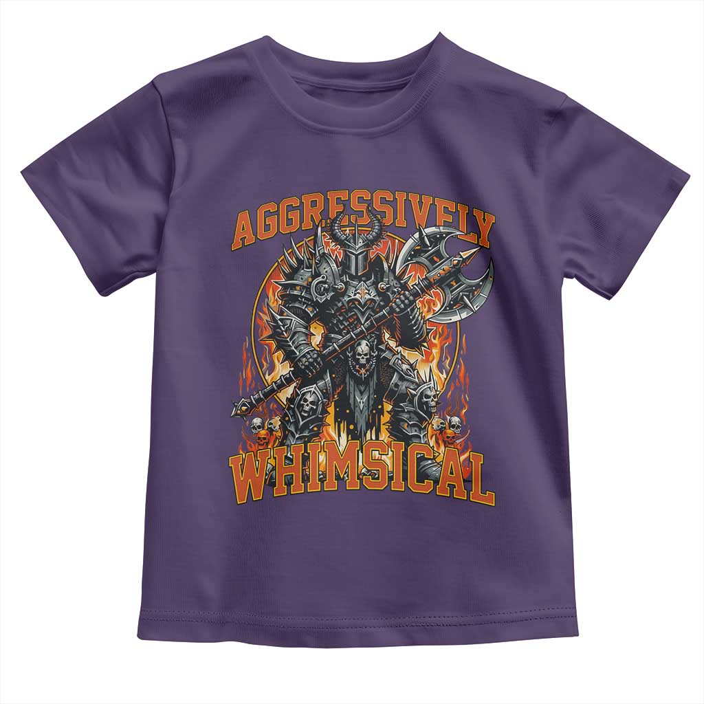 Chaotic Knight Metalcore Edgy Meme Aggressively Whimsical Toddler T Shirt Armor Metalheads Fairycore Tendencies - Wonder Print Shop