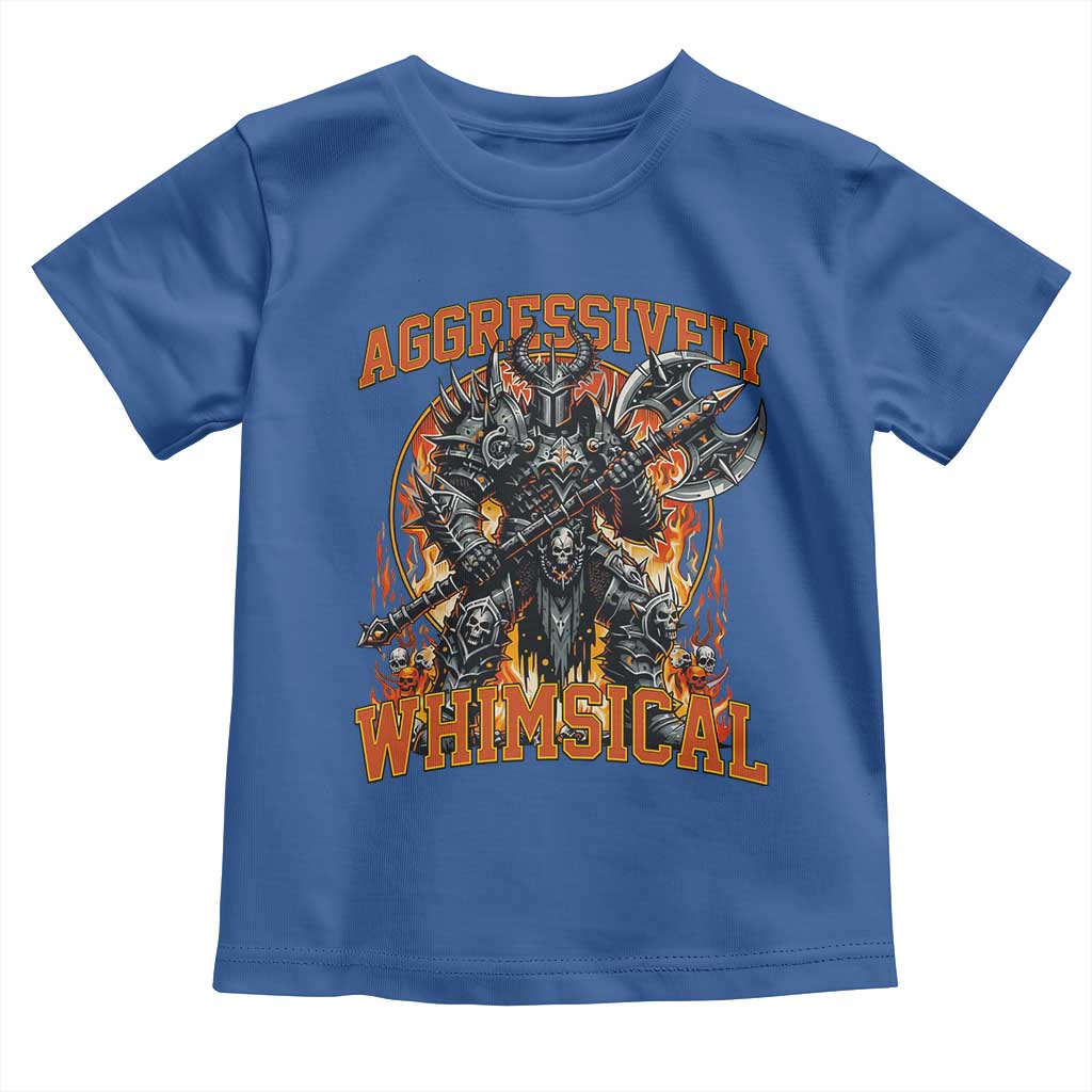 Chaotic Knight Metalcore Edgy Meme Aggressively Whimsical Toddler T Shirt Armor Metalheads Fairycore Tendencies - Wonder Print Shop