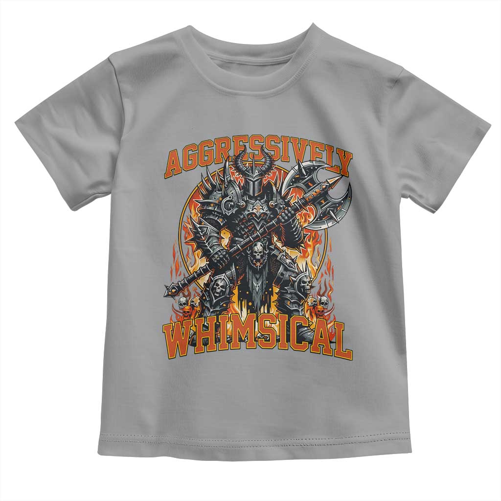 Chaotic Knight Metalcore Edgy Meme Aggressively Whimsical Toddler T Shirt Armor Metalheads Fairycore Tendencies - Wonder Print Shop
