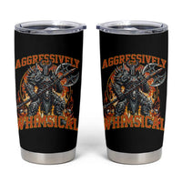 Chaotic Knight Metalcore Edgy Meme Aggressively Whimsical Tumbler Cup Armor Metalheads Fairycore Tendencies - Wonder Print Shop