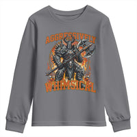 Chaotic Knight Metalcore Edgy Meme Aggressively Whimsical Youth Sweatshirt Armor Metalheads Fairycore Tendencies - Wonder Print Shop