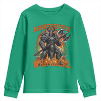 Chaotic Knight Metalcore Edgy Meme Aggressively Whimsical Youth Sweatshirt Armor Metalheads Fairycore Tendencies - Wonder Print Shop