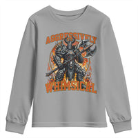 Chaotic Knight Metalcore Edgy Meme Aggressively Whimsical Youth Sweatshirt Armor Metalheads Fairycore Tendencies - Wonder Print Shop