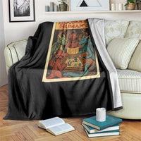 Houses and Humans Fantasy Tabletop Game Throw Blanket Retro RPG Dragons Board Game Roleplay Fans - Wonder Print Shop