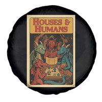 Houses and Humans Fantasy Tabletop Game Spare Tire Cover Retro RPG Dragons Board Game Roleplay Fans - Wonder Print Shop