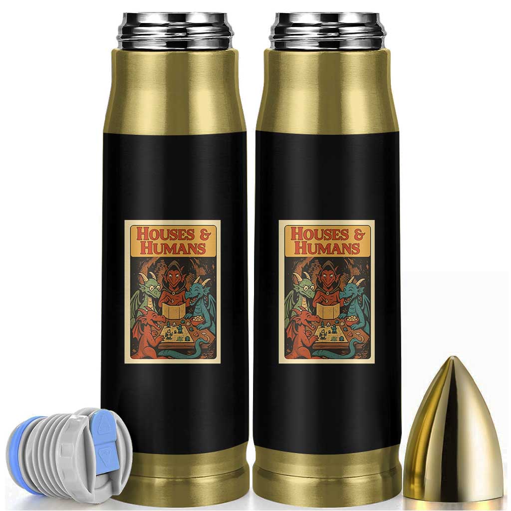 Houses and Humans Fantasy Tabletop Game Bullet Tumbler Retro RPG Dragons Board Game Roleplay Fans - Wonder Print Shop