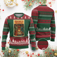 Houses and Humans Fantasy Tabletop Game Ugly Christmas Sweater Retro RPG Dragons Board Game Roleplay Fans - Wonder Print Shop