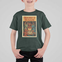 Houses and Humans Fantasy Tabletop Game T Shirt For Kid Retro RPG Dragons Board Game Roleplay Fans - Wonder Print Shop