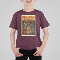 Houses and Humans Fantasy Tabletop Game T Shirt For Kid Retro RPG Dragons Board Game Roleplay Fans - Wonder Print Shop