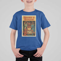 Houses and Humans Fantasy Tabletop Game T Shirt For Kid Retro RPG Dragons Board Game Roleplay Fans - Wonder Print Shop