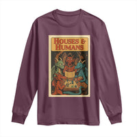 Houses and Humans Fantasy Tabletop Game Long Sleeve Shirt Retro RPG Dragons Board Game Roleplay Fans - Wonder Print Shop