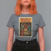 Houses and Humans Fantasy Tabletop Game T Shirt For Women Retro RPG Dragons Board Game Roleplay Fans - Wonder Print Shop
