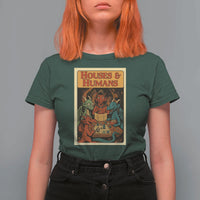 Houses and Humans Fantasy Tabletop Game T Shirt For Women Retro RPG Dragons Board Game Roleplay Fans - Wonder Print Shop