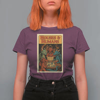 Houses and Humans Fantasy Tabletop Game T Shirt For Women Retro RPG Dragons Board Game Roleplay Fans - Wonder Print Shop