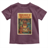 Houses and Humans Fantasy Tabletop Game Toddler T Shirt Retro RPG Dragons Board Game Roleplay Fans - Wonder Print Shop