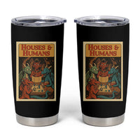 Houses and Humans Fantasy Tabletop Game Tumbler Cup Retro RPG Dragons Board Game Roleplay Fans - Wonder Print Shop
