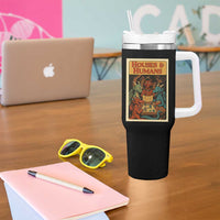Houses and Humans Fantasy Tabletop Game Tumbler With Handle Retro RPG Dragons Board Game Roleplay Fans - Wonder Print Shop