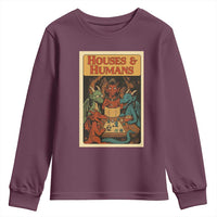 Houses and Humans Fantasy Tabletop Game Youth Sweatshirt Retro RPG Dragons Board Game Roleplay Fans - Wonder Print Shop