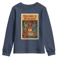 Houses and Humans Fantasy Tabletop Game Youth Sweatshirt Retro RPG Dragons Board Game Roleplay Fans - Wonder Print Shop