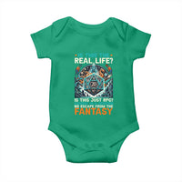 Is This the Real Life RPG Parody Fantasy Dice Baby Onesie Funny Epic Tabletop Dungeon Roleplay Game Fans - Wonder Print Shop