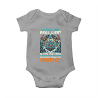Is This the Real Life RPG Parody Fantasy Dice Baby Onesie Funny Epic Tabletop Dungeon Roleplay Game Fans - Wonder Print Shop