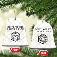 Don’t Worry I Have a Plan Dice Humor Ceramic Ornament Funny Tabletop RPG Dungeon Roleplay Fans - Wonder Print Shop