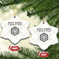Don’t Worry I Have a Plan Dice Humor Ceramic Ornament Funny Tabletop RPG Dungeon Roleplay Fans - Wonder Print Shop