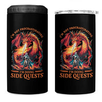 I’m Not Procrastinating I’m Doing Side Quests 4 in 1 Can Cooler Tumbler Fantasy Gamer Humor Epic Dragon RPG Adventure - Wonder Print Shop