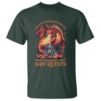 I’m Not Procrastinating I’m Doing Side Quests T Shirt Fantasy Gamer Humor Epic Dragon RPG Adventure - Wonder Print Shop