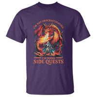 I’m Not Procrastinating I’m Doing Side Quests T Shirt Fantasy Gamer Humor Epic Dragon RPG Adventure - Wonder Print Shop