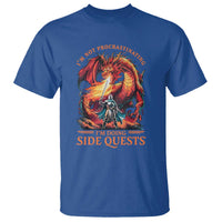 I’m Not Procrastinating I’m Doing Side Quests T Shirt Fantasy Gamer Humor Epic Dragon RPG Adventure - Wonder Print Shop