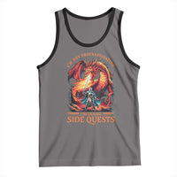 I’m Not Procrastinating I’m Doing Side Quests Tank Top Fantasy Gamer Humor Epic Dragon RPG Adventure - Wonder Print Shop