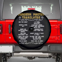 Dungeon Master Translator RPG Humor Spare Tire Cover Sarcastic Tabletop Roleplay Game Masters and Players - Wonder Print Shop