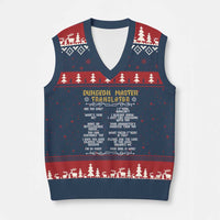 Dungeon Master Translator RPG Humor V-Neck Knit Sweater Vest Sarcastic Tabletop Roleplay Game Masters and Players - Wonder Print Shop