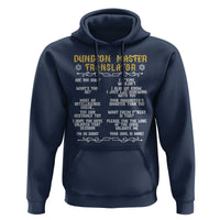 Dungeon Master Translator RPG Humor Hoodie Sarcastic Tabletop Roleplay Game Masters and Players - Wonder Print Shop