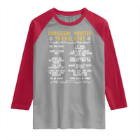 Dungeon Master Translator RPG Humor Raglan Shirt Sarcastic Tabletop Roleplay Game Masters and Players - Wonder Print Shop
