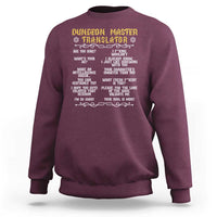 Dungeon Master Translator RPG Humor Sweatshirt Sarcastic Tabletop Roleplay Game Masters and Players - Wonder Print Shop