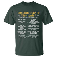 Dungeon Master Translator RPG Humor T Shirt Sarcastic Tabletop Roleplay Game Masters and Players - Wonder Print Shop